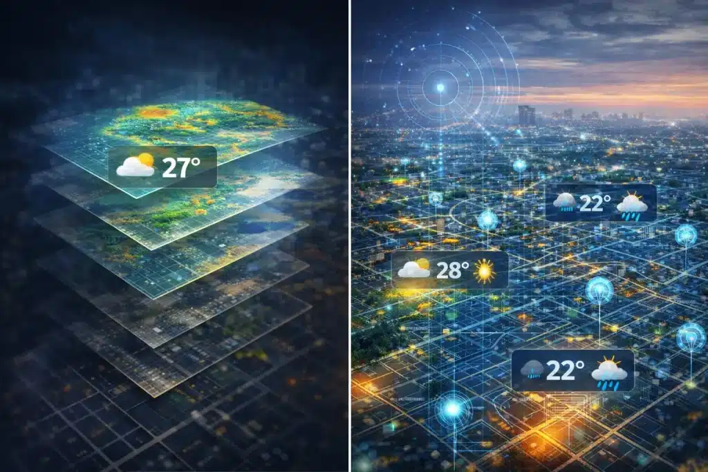 Evolution of weather forecasting from traditional models to real-time and hyperlocal intelligence